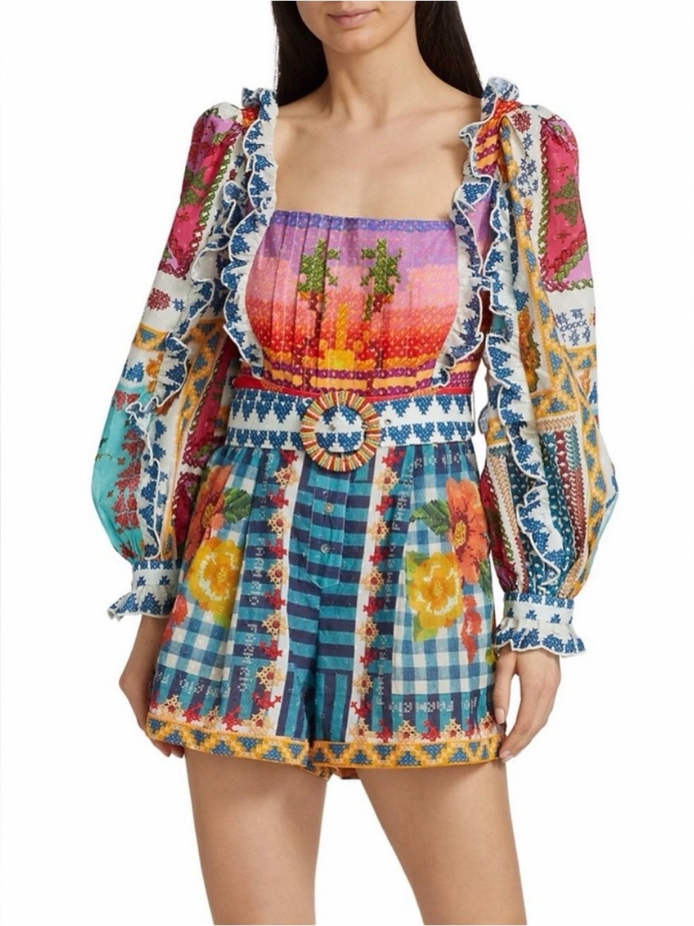 $230 FARM Rio Summer Vibe Romper Size
Small - Picture 3 of 15